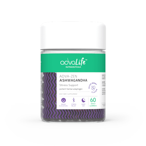 Gommes d'Ashwagandha (bouteille de 60 gommes)