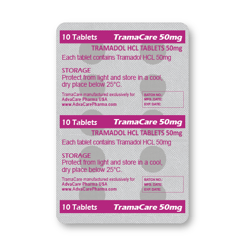 Tramadol HCl Tablets (blister of 10 tablets)