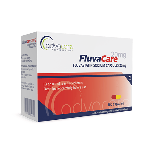 Fluvastatin Sodium Capsules (box of 100 capsules)