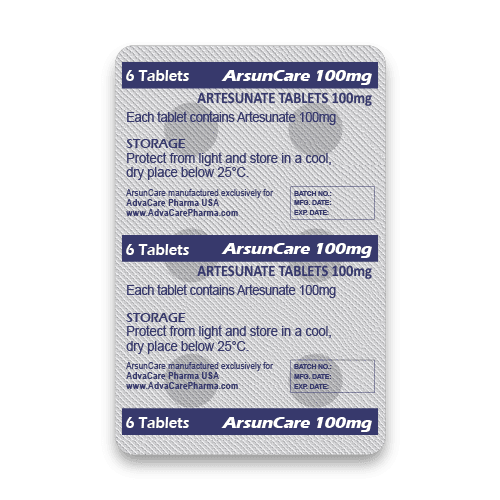 Comprimidos de Artesunato (blíster de 6 comprimidos)