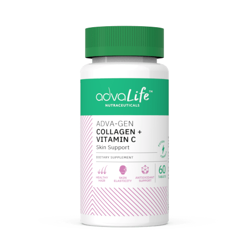 Collagen + Vitamin C Tablets (bottle of 60 tablets)