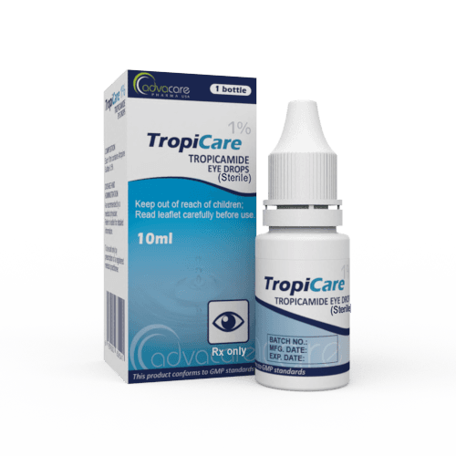 Tropicamide Eye Drops (1 box and 1 bottle)