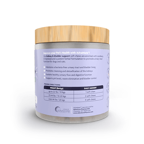 Kidney & Bladder Soft Chews (bottle ingredients)