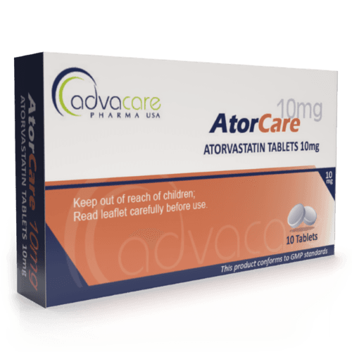 Atorvastatin Tablets (box of 10 tablets)