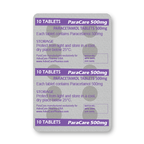 Paracetamol Tablets (blister of 10 tablets)