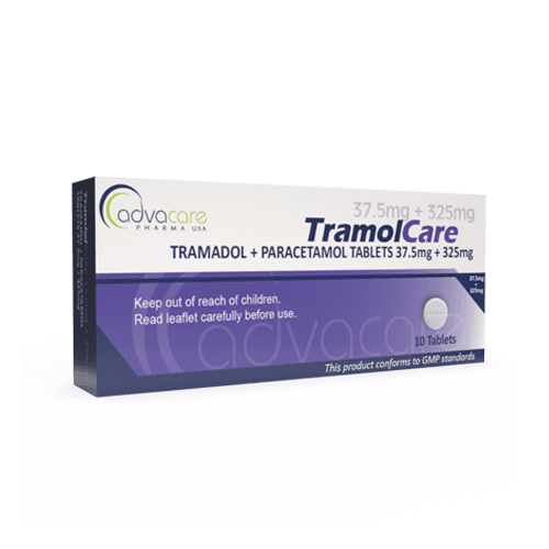 Tramadol + Paracetamol Tablets (box of 10 tablets)