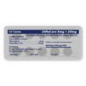 Comprimidos de Olanzapina + Fluoxetina HCl (blíster de 10 comprimidos)