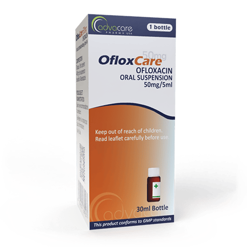 Ofloxacin Oral Suspension (box of 1 bottle)