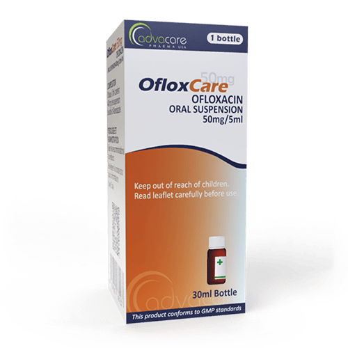 Suspensión Oral de Ofloxacino (caja de 1 frasco)