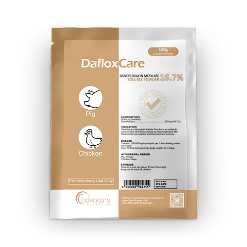 Danofloxacin Mesylate Soluble Powder (1 bag)