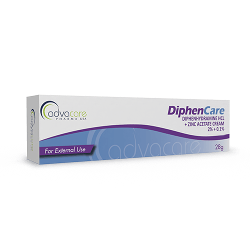 Diphenhydramine HCL + Zinc Acetate Cream (box of 1 tube)