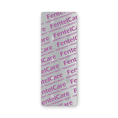 Comprimidos de Fenbendazol + Praziquantel (blíster de 10 comprimidos)