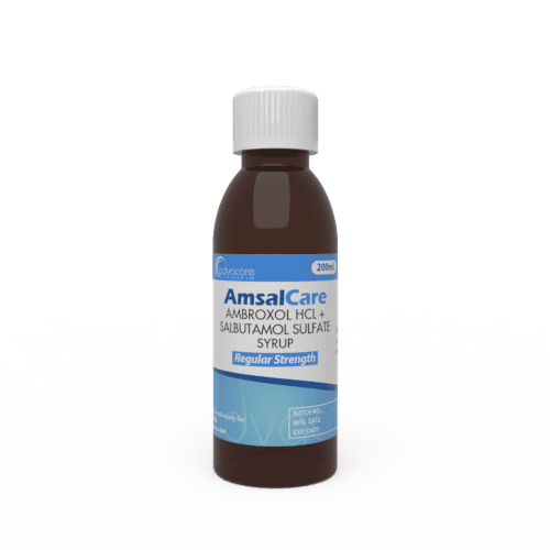 Ambroxol HCl + Salbutamol Sulfate Syrup (1 bottle)