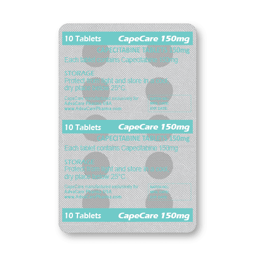 Comprimidos de Capecitabina (blíster de 10 comprimidos)