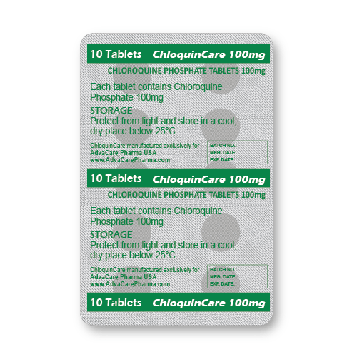 Chloroquine Phosphate Tablets (blister of 10 tablets)