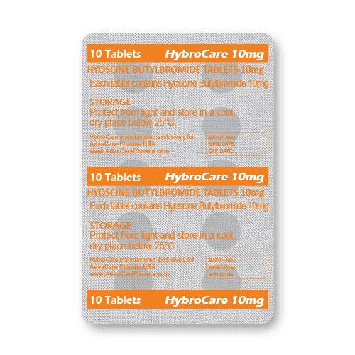 Comprimés d'Hyoscine Butylbromure (blister de 10 comprimés)