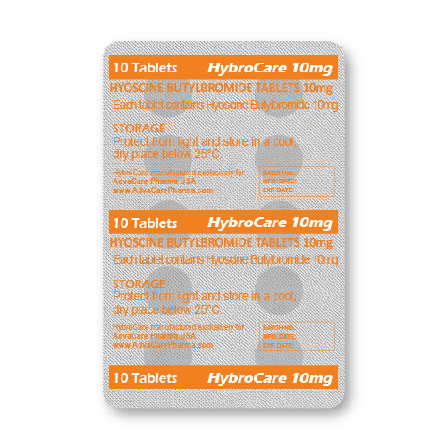 Comprimés d'Hyoscine Butylbromure (blister de 10 comprimés)