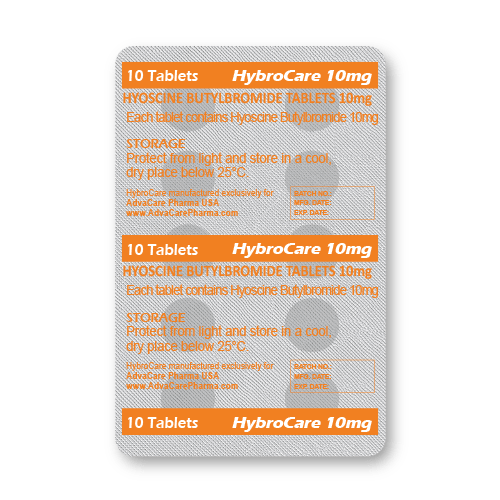 Hyoscine Butylbromide Tablets (blister of 10 tablets)