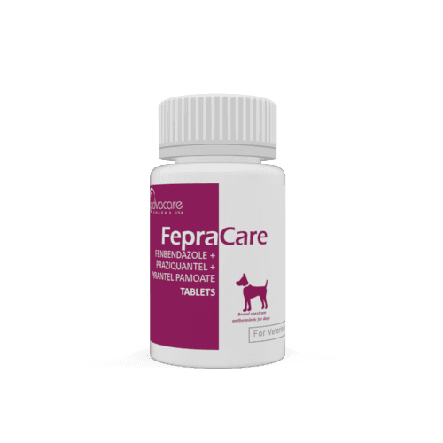 Comprimidos de Fenbendazol + Praziquantel + Pamoato de Pirantel (botella de 100 comprimidos)