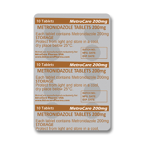 Metronidazole Tablets (blister of 10 tablets)