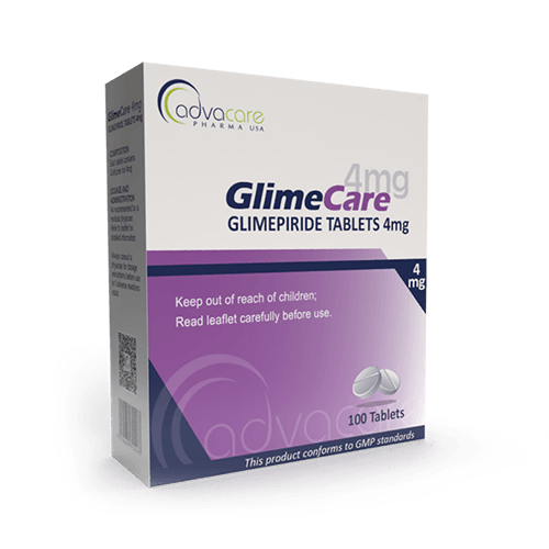 Glimepiride Tablets (box of 100 tablets)
