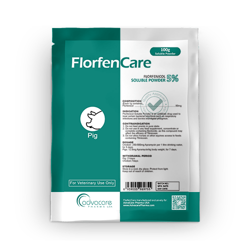 Florfenicol Polvo Soluble (1 bolsa)