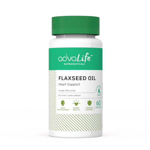 Flaxseed Oil Capsules (bottle of 60 softgels)