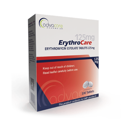 Comprimidos de Estolato de Eritromicina (caja de 100 comprimidos)