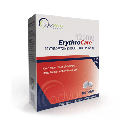 Erythromycin Estolate Tablets (box of 100 tablets)