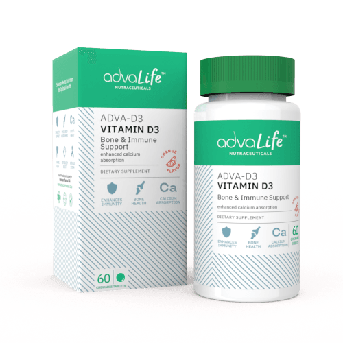 Comprimés de Vitamine D3 (1 boîte et 1 bouteille)