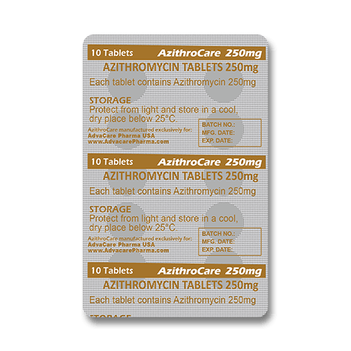 Azithromycin Tablets (blister of 10 tablets)