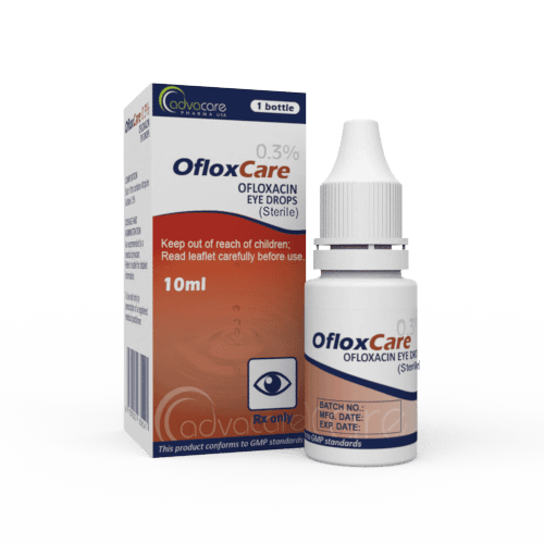 Ofloxacin Eye Drops (1 box and 1 bottle)