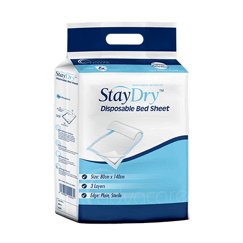 Disposable Bed Sheets (a poly bag of 5 pieces)