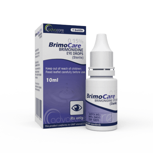 Brimonidine Eye Drops (1 box and 1 bottle)