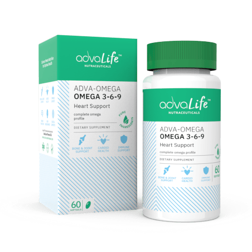 Omega 3-6-9 Cápsulas (1 caja y 1 botella)