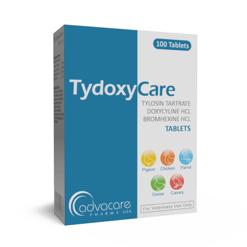Comprimés de Tartrate de Tylosine + Doxycycline HCl + Bromhexine HCl (boîte de 100 comprimés)