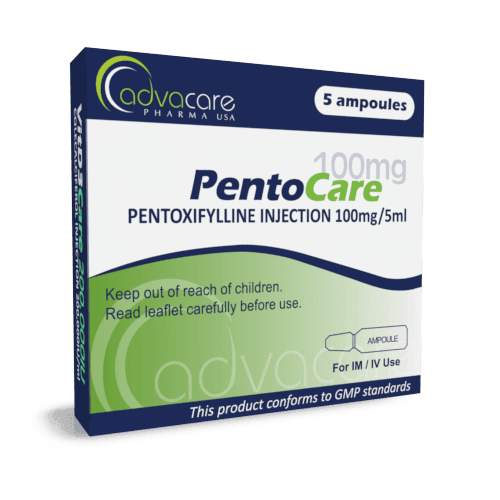 Inyección de Pentoxifilina (caja de 5 ampollas)