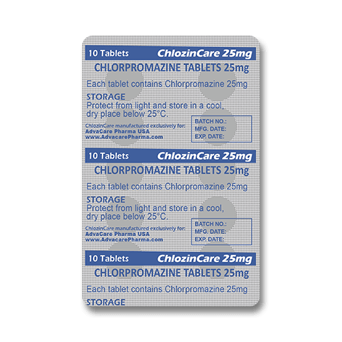 Chlorpromazine Tablets (blister of 10 tablets)