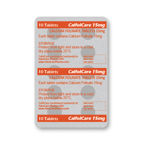 Calcium Folinate Tablets (blister of 10 tablets)