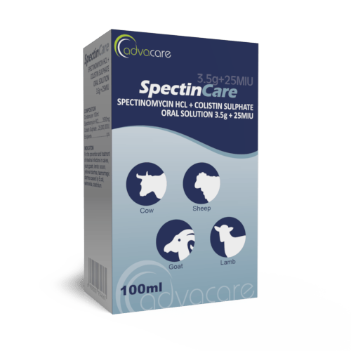Spectinomycin HCL + Colistin Sulfate Oral Solution (box of 1 bottle)