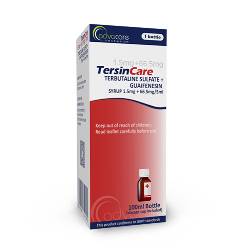 Terbutalina Sulfato + Guaifenesina Jarabe (caja de 1 botella)