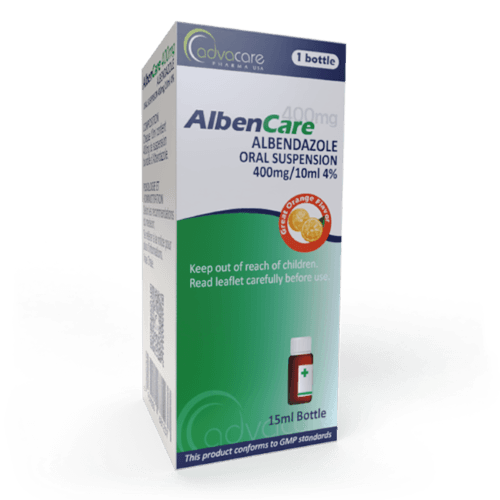 Suspension Orale d'Albendazole (boîte de 1 flacon)