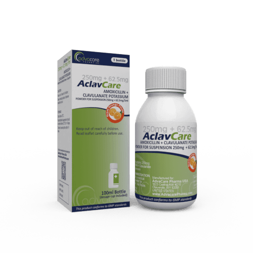 Amoxicilina + Potasio de Clavulanato para Suspensión Oral (1 caja y 1 frasco)