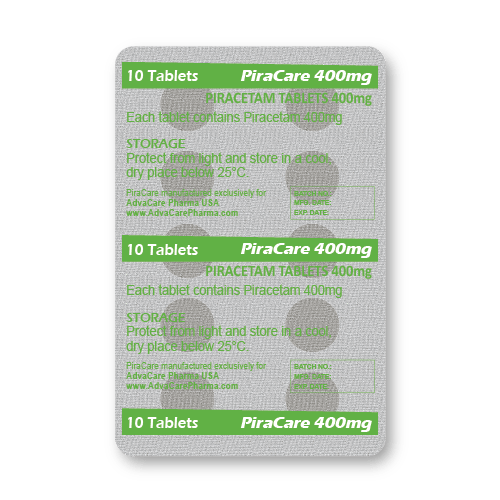 Comprimidos de Piracetam (blíster de 10 comprimidos)