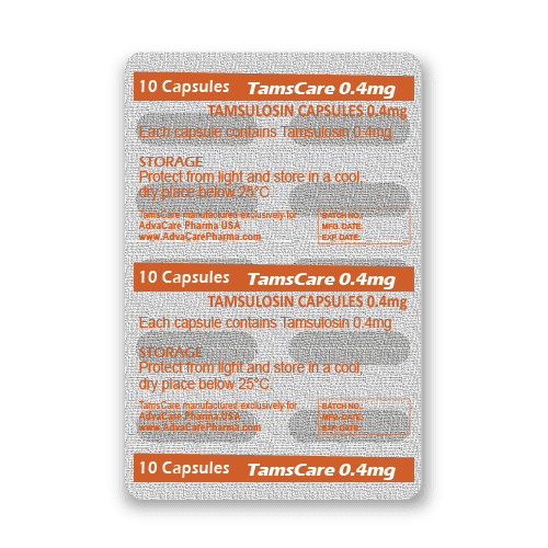 Capsules de Tamsulosine HCl (blister de 10 capsules)