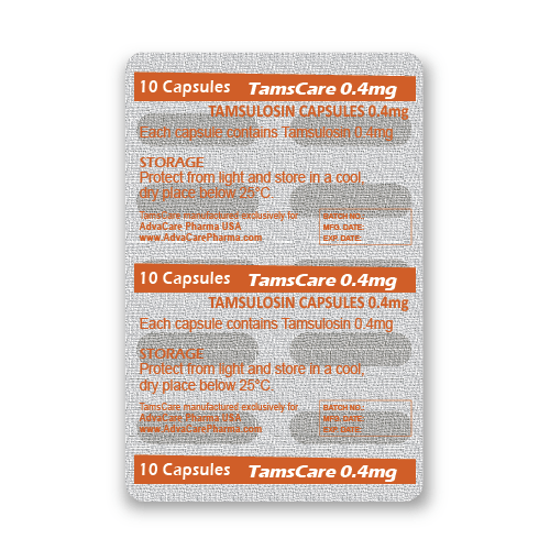 Tamsulosin HCL Capsules (blister of 10 capsules)