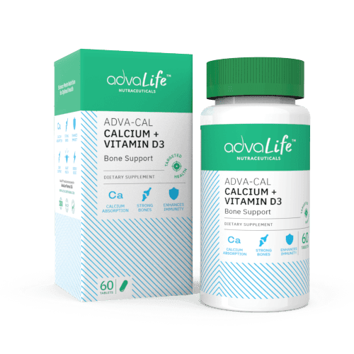 Comprimés de Calcium + Vitamine D3 (1 boîte et 1 bouteille)