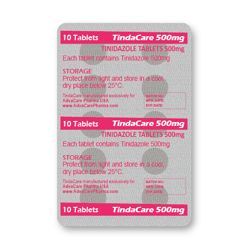 Comprimidos de Tinidazol (blíster de 10 comprimidos)