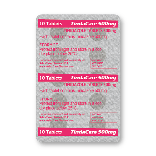 Comprimidos de Tinidazol (blíster de 10 comprimidos)