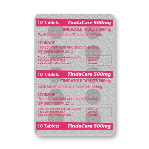 Tinidazole Tablets (blister of 10 tablets)